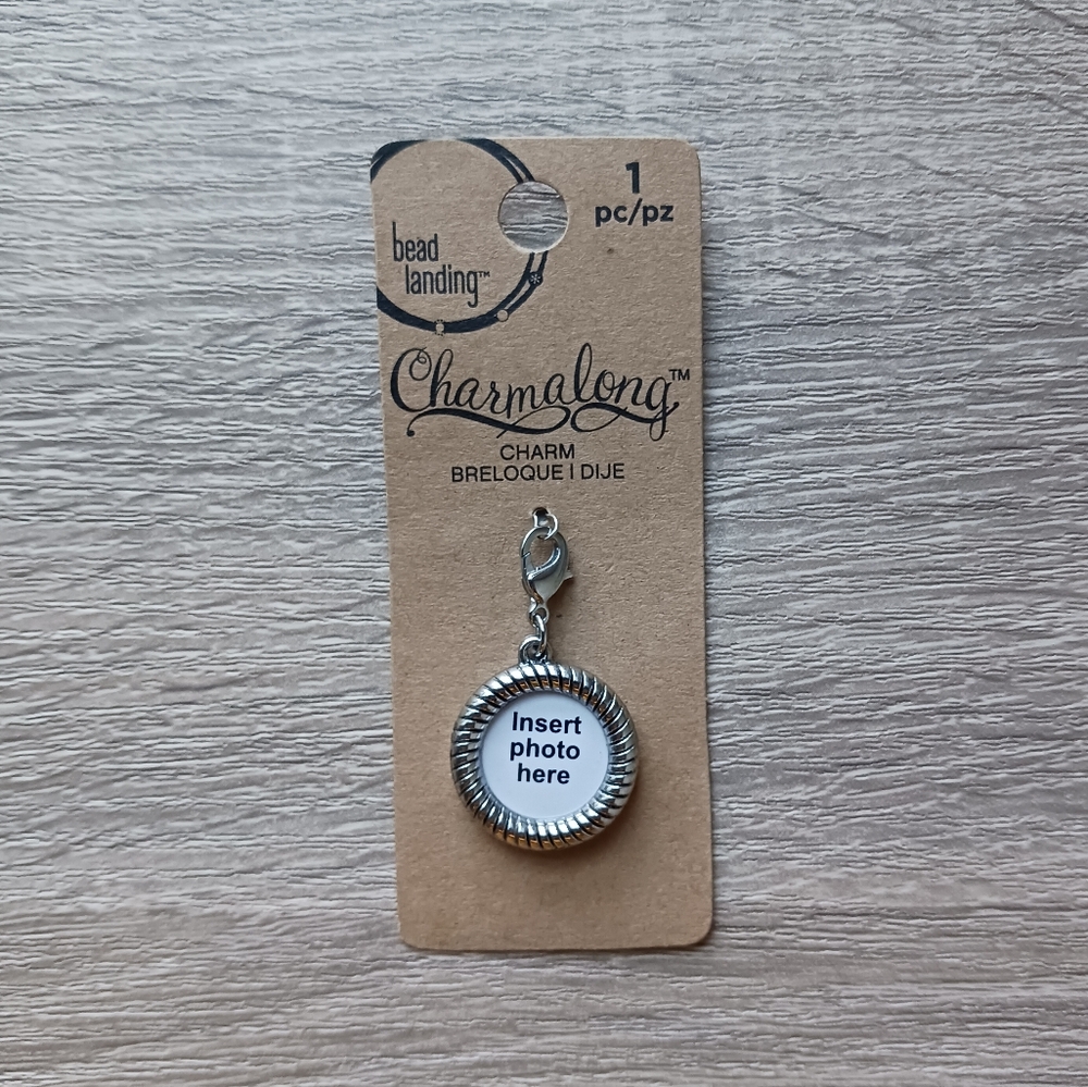 🌷 Charmalong By Bead Landing Photo Frame Charm / Stitch Marker 🖼